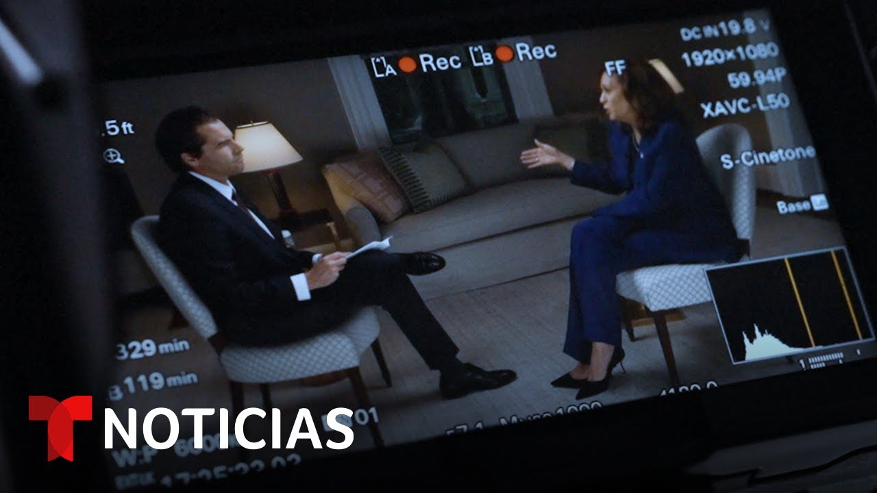 Entrevista con Kamala Harris a dos semanas de la elección presidenc...